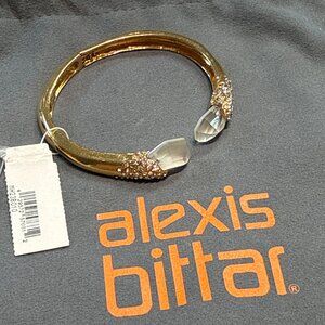 New Alexis Bittar Gold Hinge Bracelet